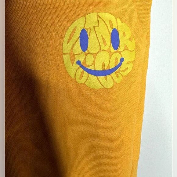 Outdoor Voices Women’s Hikers Club Sweatpants Jogger Size XS Yellow Happy Smiley - Picture 4 of 6